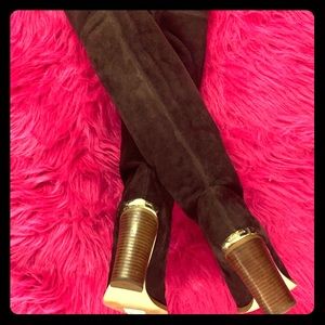 Micheal Kors Over-The-Knee Suede Boots